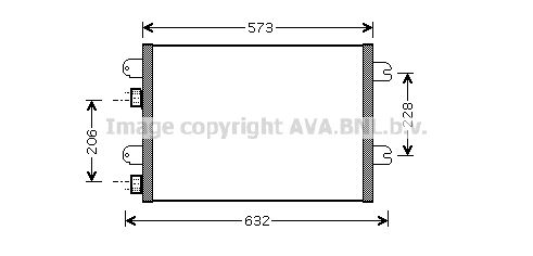 AVA QUALITY COOLING Конденсатор, кондиционер RT5317